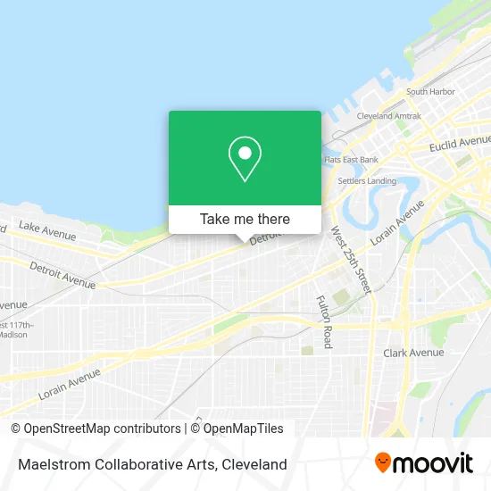 Maelstrom Collaborative Arts map