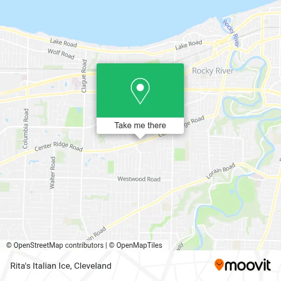 Rita's Italian Ice map