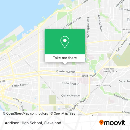 Addison High School map