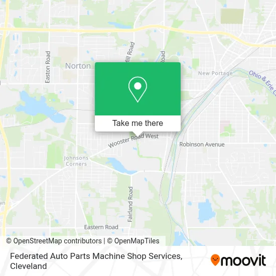 Federated Auto Parts Machine Shop Services map
