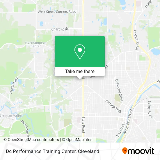 Dc Performance Training Center map
