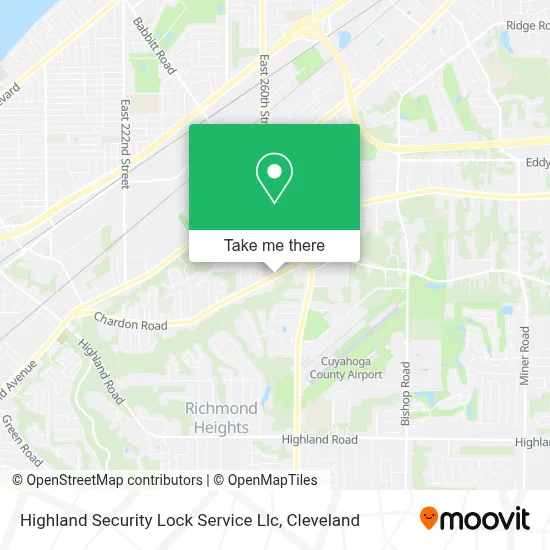 Highland Security Lock Service Llc map