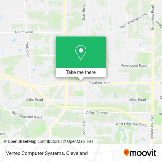 Vertex Computer Systems map