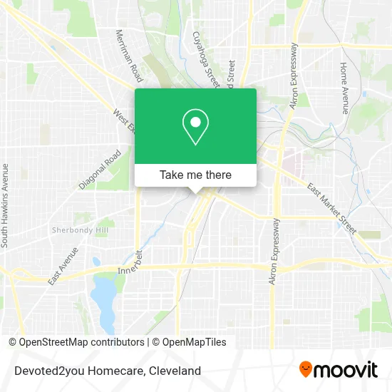 Devoted2you Homecare map