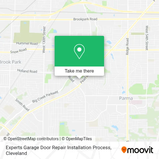 Experts Garage Door Repair Installation Process map