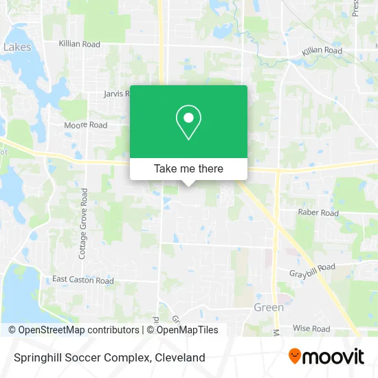 Springhill Soccer Complex map