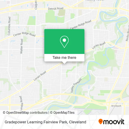 Gradepower Learning Fairview Park map