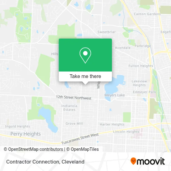 Contractor Connection map
