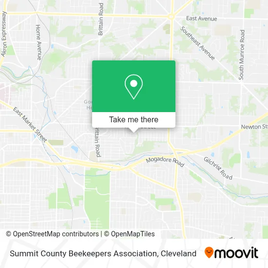Summit County Beekeepers Association map