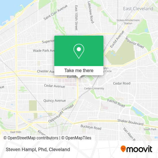Steven Hampl, Phd map