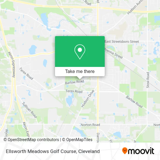 Ellsworth Meadows Golf Course map