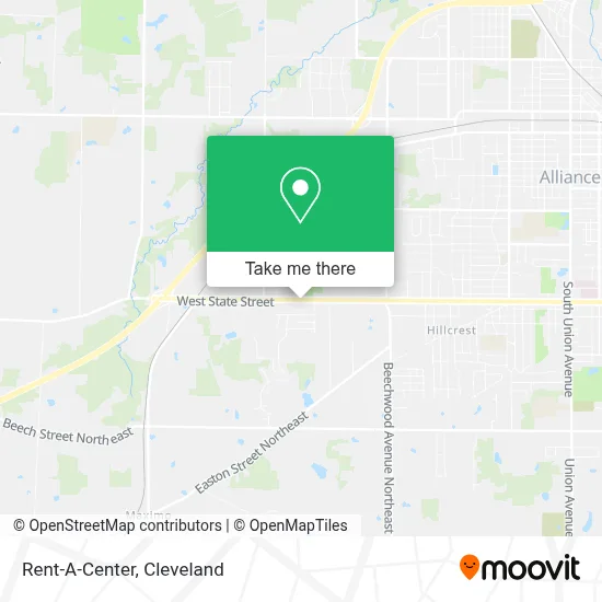 Rent-A-Center map