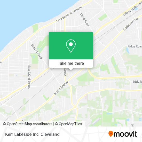 Kerr Lakeside Inc map