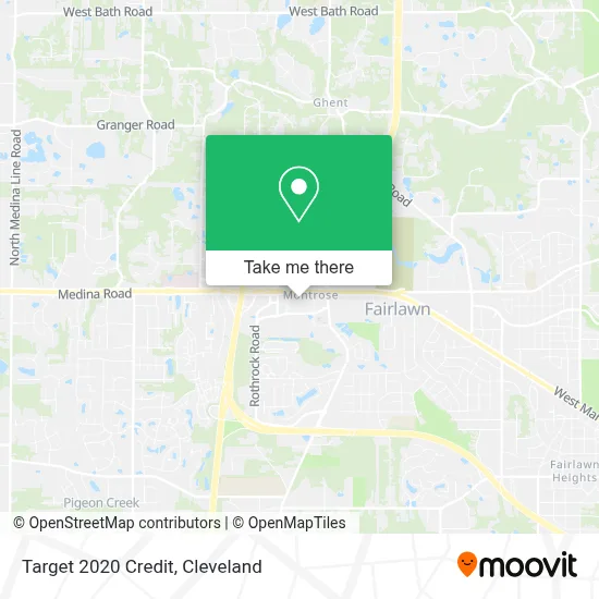 Target 2020 Credit map