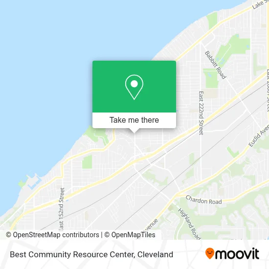 Best Community Resource Center map