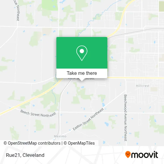 Rue21 map