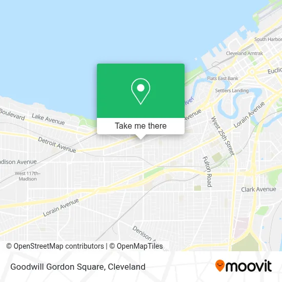Goodwill Gordon Square map
