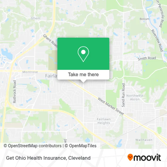 Get Ohio Health Insurance map