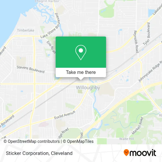 Sticker Corporation map