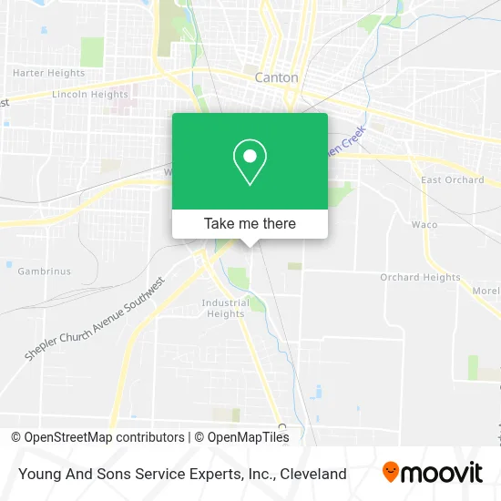 Young And Sons Service Experts, Inc. map