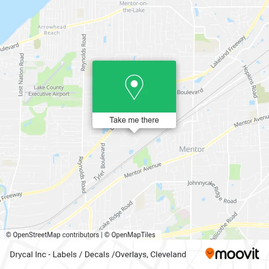 Drycal Inc - Labels / Decals /Overlays map