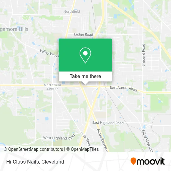 Hi-Class Nails map