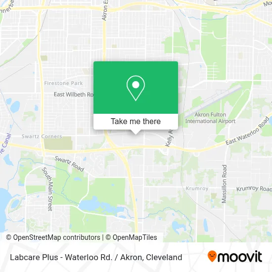 Labcare Plus - Waterloo Rd. / Akron map