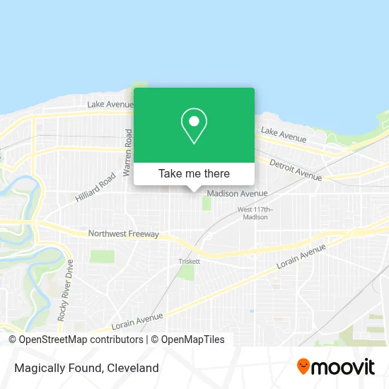 Magically Found map