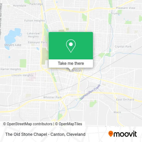 The Old Stone Chapel - Canton map