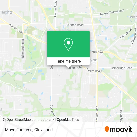 Move For Less map