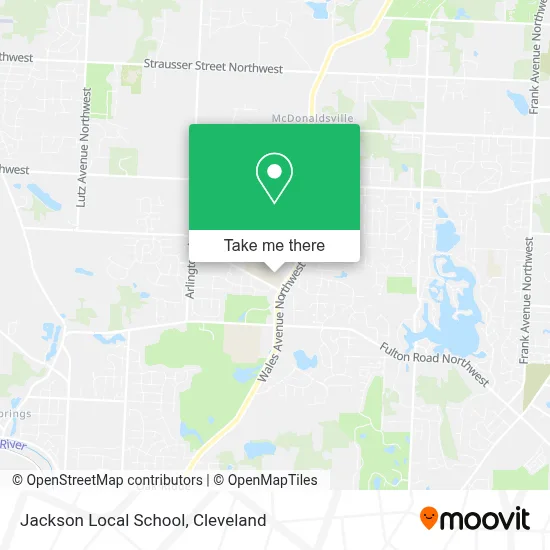Jackson Local School map