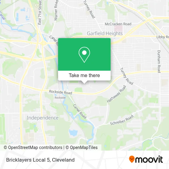 Bricklayers Local 5 map