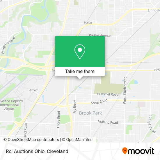Rci Auctions Ohio map