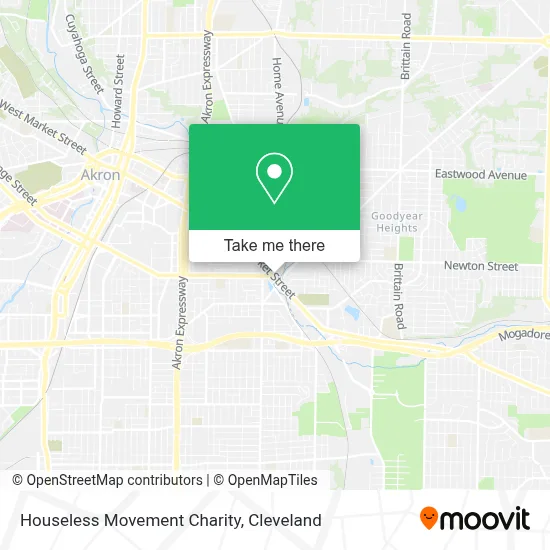 Houseless Movement Charity map