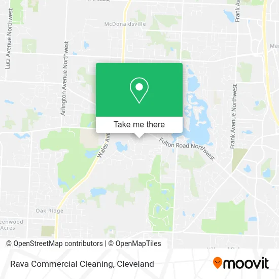 Rava Commercial Cleaning map