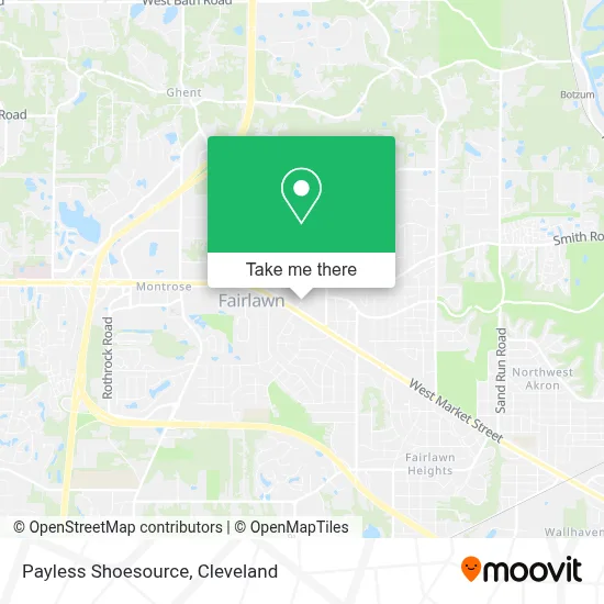 Payless Shoesource map