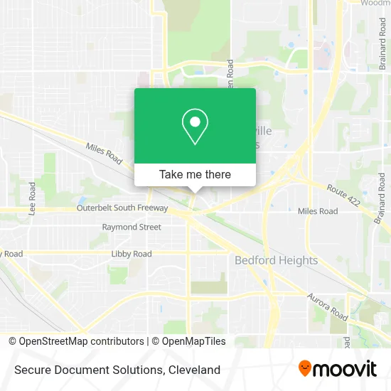 Secure Document Solutions map