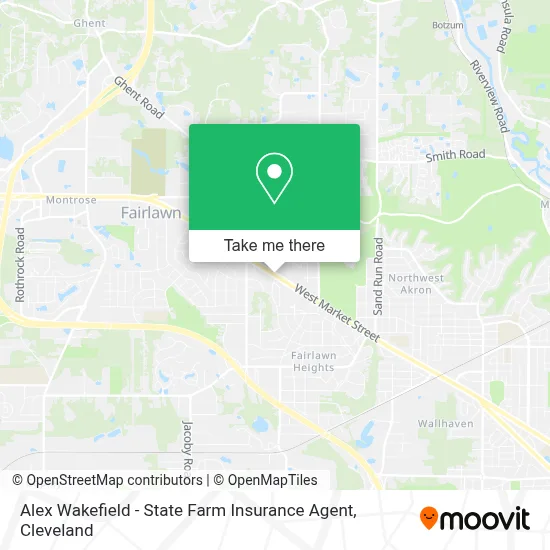 Alex Wakefield - State Farm Insurance Agent map