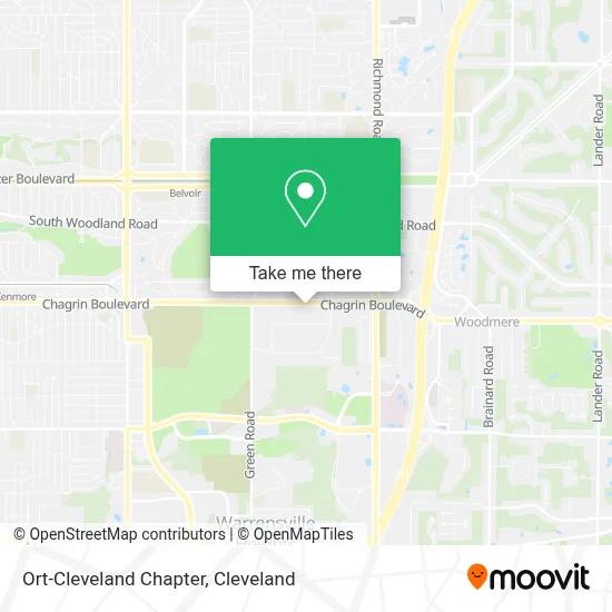 Ort-Cleveland Chapter map