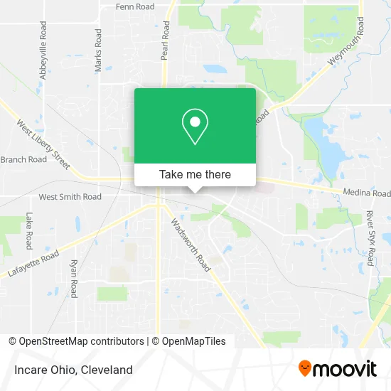 Incare Ohio map