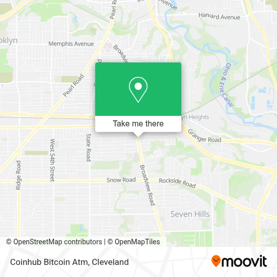 Coinhub Bitcoin Atm map