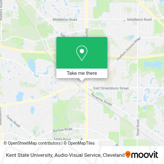 Kent State University, Audio-Visual Service map
