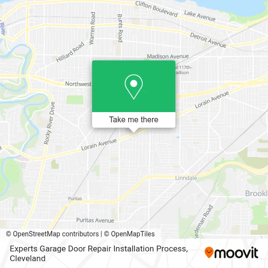 Experts Garage Door Repair Installation Process map