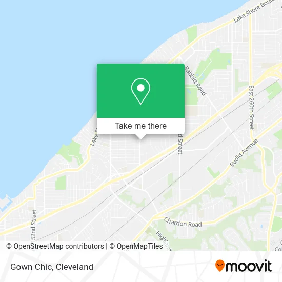 Gown Chic map