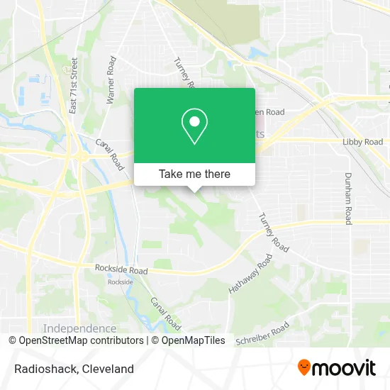Radioshack map