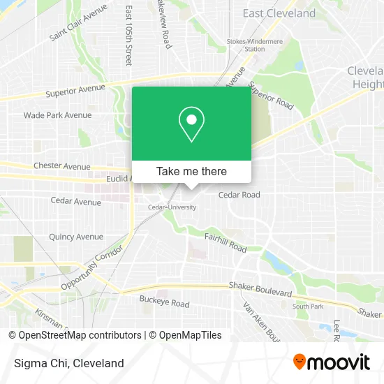 Sigma Chi map