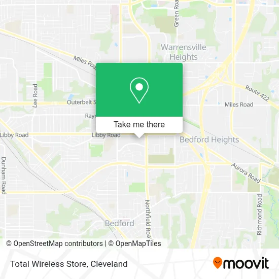 Total Wireless Store map