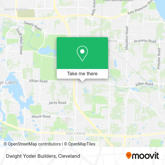 Dwight Yoder Builders map