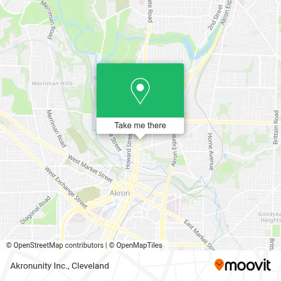 Akronunity Inc. map