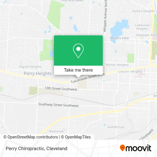 Perry Chiropractic map